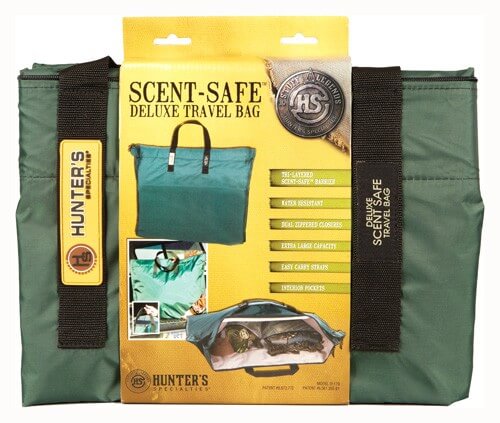 HS TRAVEL BAG DELUXE SCENT SAFE 34X25 GREEN