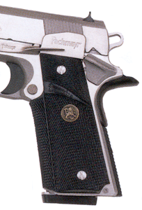 Pachmayr 02919 Signature Grip Wraparound Checkered Black Rubber for Colt MK IV Series 80 Delta Elite