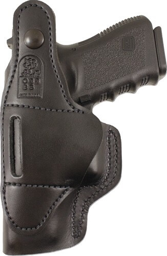 DeSantis Gunhide 033BAX7Z0 Dual Carry II IWB/OWB Black Leather Belt Clip Fits S&W M&P Shield 9/40 & S&W M&P Shield 2.0 Right Hand