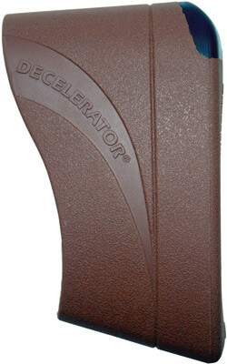 Pachmayr 04418 Decelerator Magnum Slip On Recoil Pad Small Brown Rubber