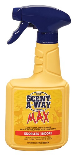 Scent-A-Way 07740 Max Odor Control Odor Eliminator Odorless Scent 12 oz Trigger Spray