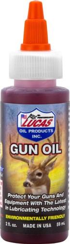Lucas Oil 10006 Lucas Gun Oil  Cleans  Lubricates  Prevents Rust & Corrosion 2 oz Squeeze Bottle