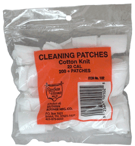 Southern Bloomer 101 Cleaning Patches 17 Cal Cotton 200 Per Pack