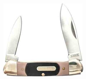 OLD TIMER KNIFE MINUTEMAN 2-BLADE 2 STAINLESS DELRIN