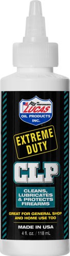 Lucas Oil 10915 Extreme Duty CLP Cleans Lubricates Prevents Rust & Corrosion 4 oz Squeeze Bottle