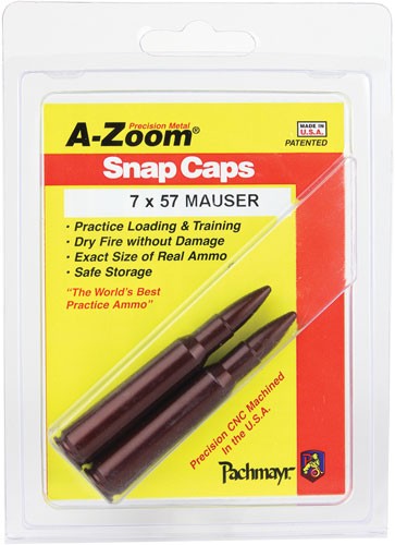 A-ZOOM METAL SNAP CAP 7X57 MAUSER 2-PACK