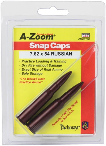 A-ZOOM METAL SNAP CAP 7.62X54R 2-PACK