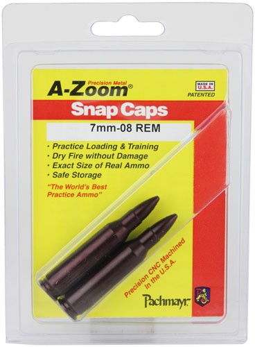 A-ZOOM METAL SNAP CAP 7MM-08 REMINGTON 2-PACK