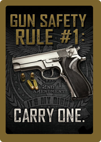 RIVERS EDGE SIGN 12×17 GUN SAFETY