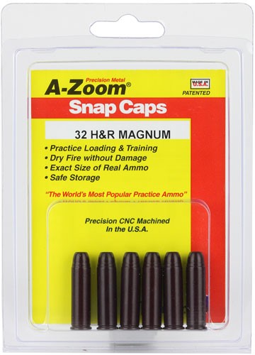 A-ZOOM METAL SNAP CAP .32HR MAGNUM 6-PACK