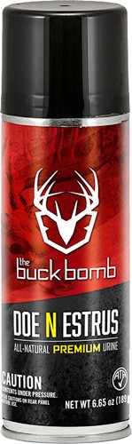 BUCK BOMB DEER LURE DOE IN ESTRUS SYNTHETIC 6.65 OZ AEROS
