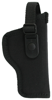 Uncle Mike’s 21000 GunMate Hip Holster OWB Size 00 Black Tri-Laminate Belt Loop Fits Small Frame Revolver Fits 2.50″ Barrel Right Hand