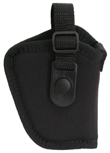 Uncle Mike’s 21020 GunMate Hip Holster OWB Size 20 Black Tri-Laminate Belt Loop Fits Small Frame Revolver Fits 2.50″ Barrel Right Hand