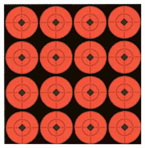 Birchwood Casey 33904 Target Spots Self-Adhesive Paper Black/Orange 1.5″ Bullseye 160 Targets