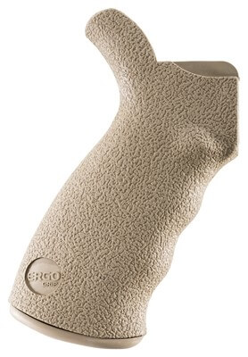 Ergo 4009DE Original Ergo Grip  Made of Suregrip Rubber With Dark Earth Aggressive Textured Finish for AR-15  AR-10