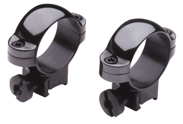 Burris 420069 Rimfire Scope Ring Set Matte Black Steel 1″ Tube Medium Quick Detach .22″ Grooved Receiver