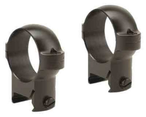 Burris 420080 Zee Scope Ring Set Black Gloss Steel 1″ Tube Low Weaver