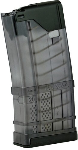 LANCER MAGAZINE L5AWM AR-15 .300BLK 20RD TRANSLUCENT SMOKE