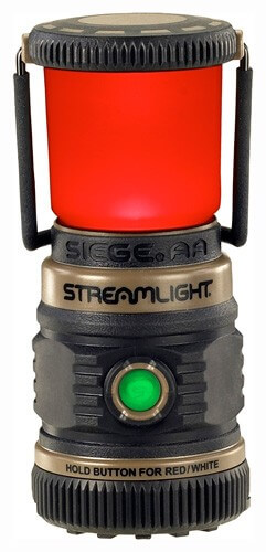 Streamlight 44941 Siege Lantern 50/100/200 Lumens AA (3) Coyote/Black