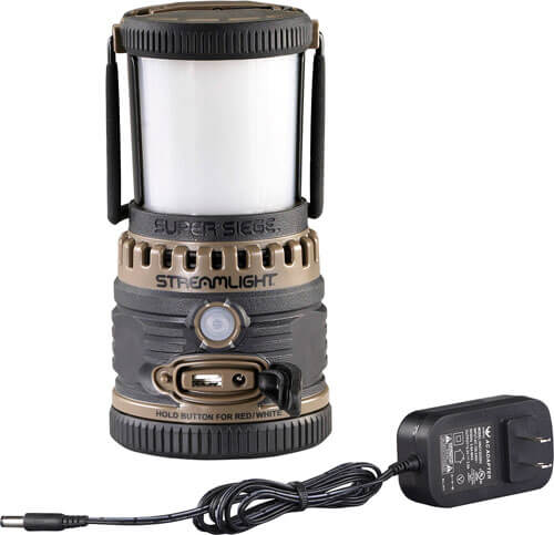Streamlight 44947 Super Siege Rechargeable Scene Light 1100 Lumens 8800mAH lithium Ion Coyote