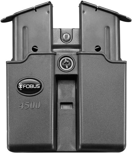 FOBUS MAG POUCH DOUBLE FOR .45ACP SINGLE STACK BELT STYLE