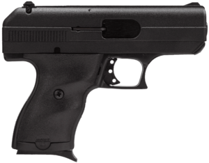 Hi-Point 00916 Model C9 9mm Luger Caliber with 3.50″ Barrel, 8+1 Capacity, Overall Black Finish, Serrated Steel Slide & Polymer Grip