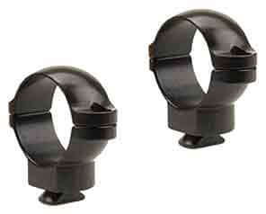 Leupold 49894 Dual Dovetail Scope Ring Set Dual Dovetail Medium 1″ Tube Black Gloss Steel