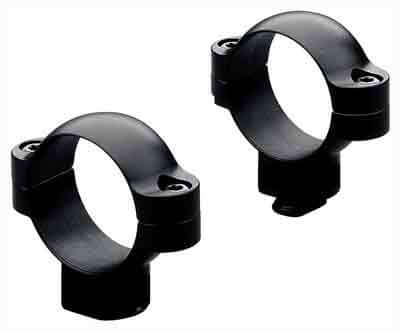 Leupold 49903 Standard Scope Ring Set High 1″ Tube Black Gloss Steel