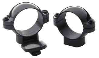 Leupold 49909 Standard Scope Ring Set Extended Medium 1″ Tube Black Gloss Steel