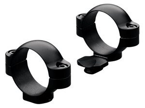Leupold 49909 Standard Scope Ring Set Extended Medium 1″ Tube Black Gloss Steel