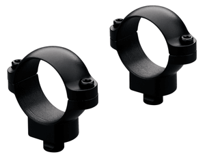 Leupold 49974 Quick Release Scope Ring Set Dual Dovetail Medium 1″ Tube 0 MOA Matte Black Steel