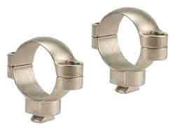 Leupold 51730 Dual Dovetail Scope Ring Set Dual Dovetail High 1″ Tube Silver Steel
