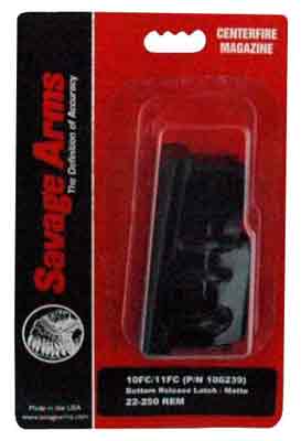 Savage Arms 55158 25 Black Synthetic Detachable 4rd for 223 Rem 222 Rem 204 Ruger Savage 25-25 Camo