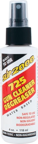 SLIP 2000 4OZ. 725 GUN CLEANER DEGREASER PUMP SPRAY BOTTLE