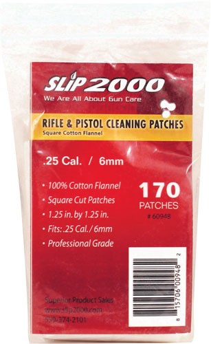SLIP 2000 CLEANING PATCHES 2 SQUARE .30/7.62MM 120-PACK