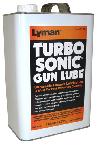 LYMAN TURBO SONIC GUN PARTS CLEANING CONCENTRATE 1-GALLON