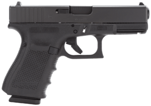 Glock PG3250203 G32 Gen4 Compact 357 Sig 4.02″ 13+1 Black Steel Slide Black Interchangeable Backstrap Grip Fixed Sights