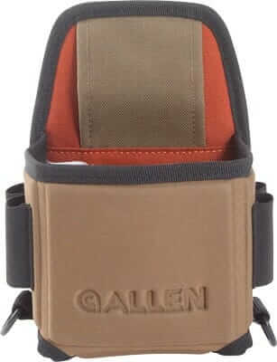 Allen 8303 Eliminator Basic Double Compartment Shooting Bag Black with Tan Accents Elastic Loops Side Pockets & Molded Components 7″ x 4.75″ x 12″ Exterior Dimensions