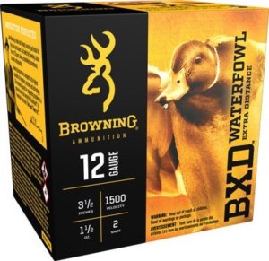 Browning Ammo B193411242 Wicked Wing XD Extra Distance 12 Gauge 3.5″ 1 1/2 oz 2 Shot 25rd Box