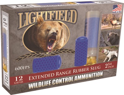 LIGHTFIELD 12GA 2-3/4 X-RANGE RUBBER SLUG  5 PACK