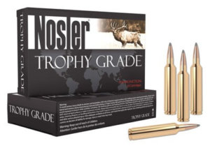 Nosler 60110 Trophy Grade Long-Range Hunting 26 Nosler 129 gr Nosler Spitzer AccuBond-Long Range (SABLR) 20rd Box