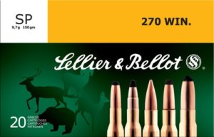 Sellier & Bellot SB270A Rifle 270 Win 150 gr 2641 fps Soft Point (SP) 20rd Box