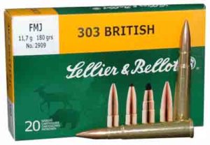 Sellier & Bellot SB303A Rifle  303 British 180 gr Full Metal Jacket 20rd Box