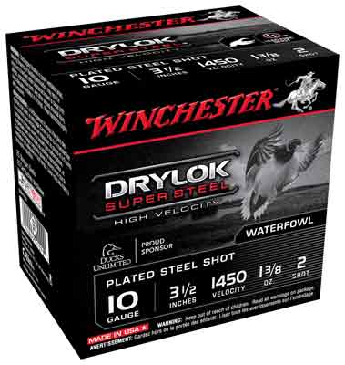 Winchester Ammo SSH102 DryLock Super 10 3.50″ 1 3/8 oz 2 Shot 25rd Box