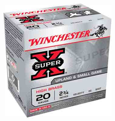 Winchester Ammo X206 Super X Heavy Game Load High Brass 20 Gauge 2.75″ 1 oz 1220 fps 6 Shot 25rd Box