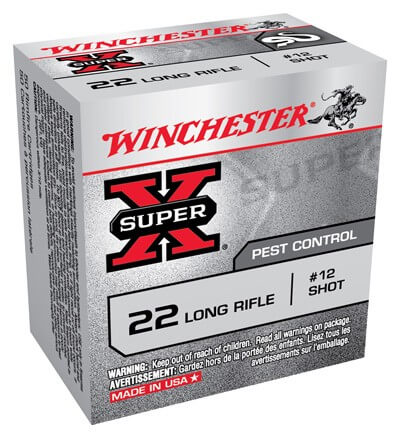 Winchester Ammo X22LRS Super X  22 LR #12 Shot 50rd Box
