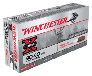 Winchester Ammo X30301 Super X 30-30 Win 150 gr 2390 fps Jacketed Hollow Point (JHP) 20rd Box