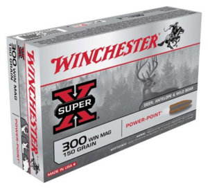 Winchester Ammo X30WM1 Super X Hunting 300 Win Mag 150 gr Power-Point (PP) 20rd Box