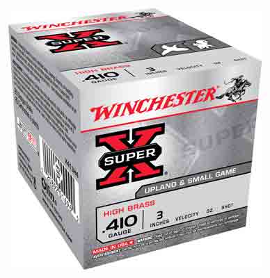 Winchester Ammo X4134 Super X Heavy Game Load High Brass 410 Gauge 3″ 11/16 oz 1135 fps 4 Shot 25rd Box