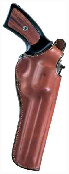 Bianchi 12843 Black Widow OWB Size 10 Tan Leather Belt Slide Fits Browning Hi-Power Fits Colt Commander Fits Springfield 1911-A1 Right Hand